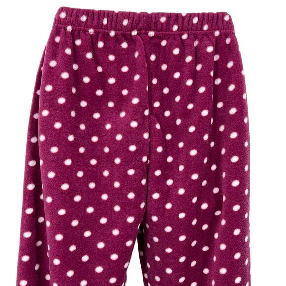 Polar Alt Pajama Bottom in Polka Dot Bordeaux Size Medium - Picture 6 of 9